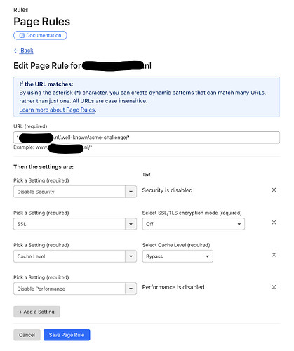 Cloudflare-Page-Rules