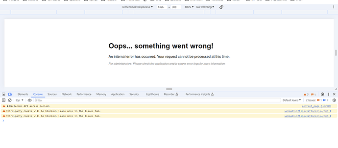 error server 2